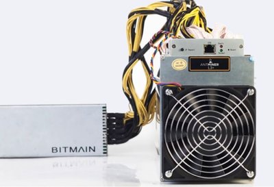 Cutting-edge mining rig operating in a professional crypto mining farm